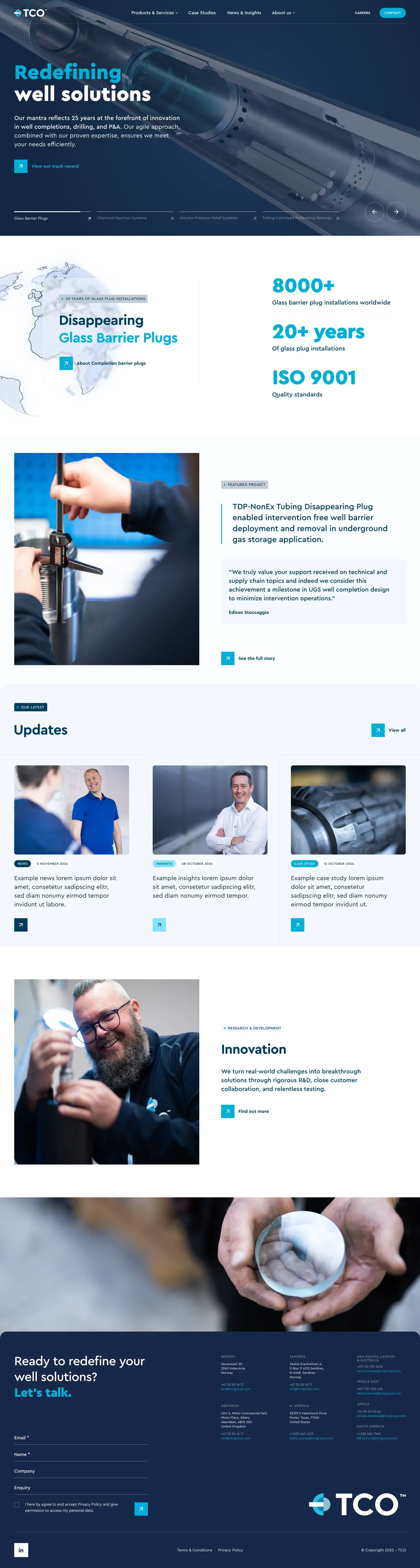 Home page