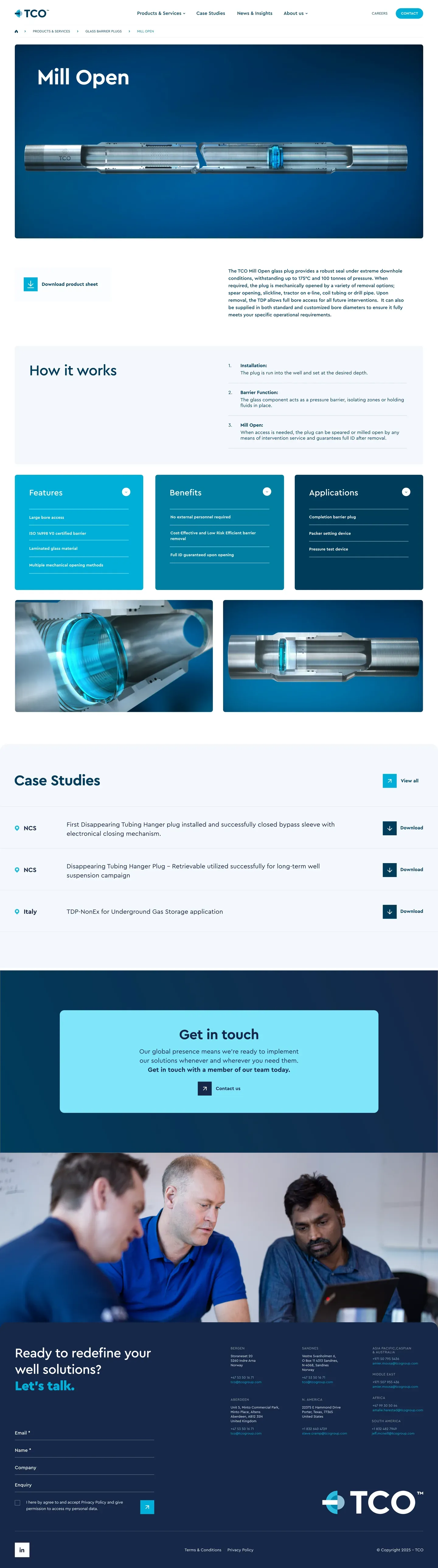 Product page: Mill Open