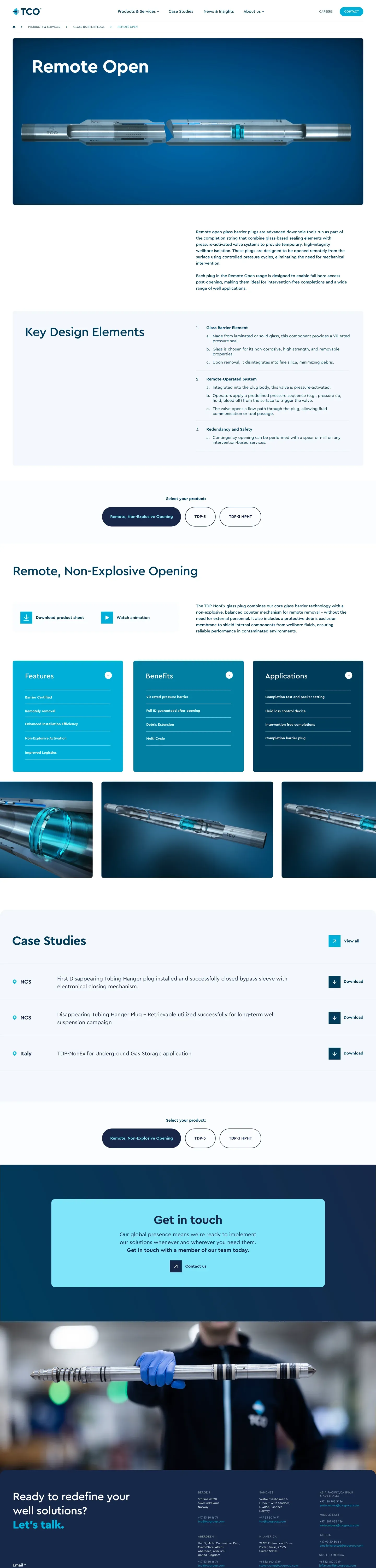 Product page: Remote Open